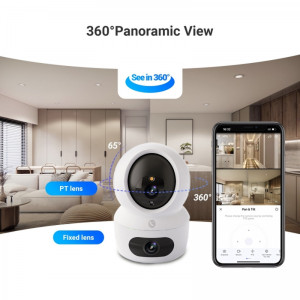 Caméra intérieure WI-FI EZVIZ dual motorisée 2K 4MP+4MP CS-H7c  Casablanca Maroc