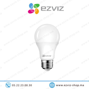 Ampoule LED Wi-Fi EZVIZ blanc CS-HAL-LB1-LWAW Casablanca Maroc