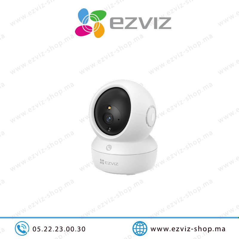 Caméra intérieure Wi-Fi EZVIZ H6C 2MP Type C 360° Casablanca Maroc
