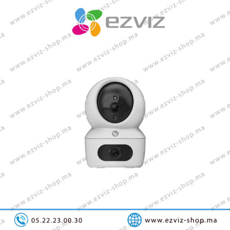 Caméra intérieure WI-FI EZVIZ dual motorisée 2K 4MP+4MP CS-H7c-R100-8G44WF Casablanca Maroc